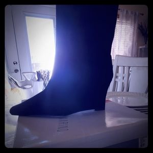 Ann Marino kid suede boot.